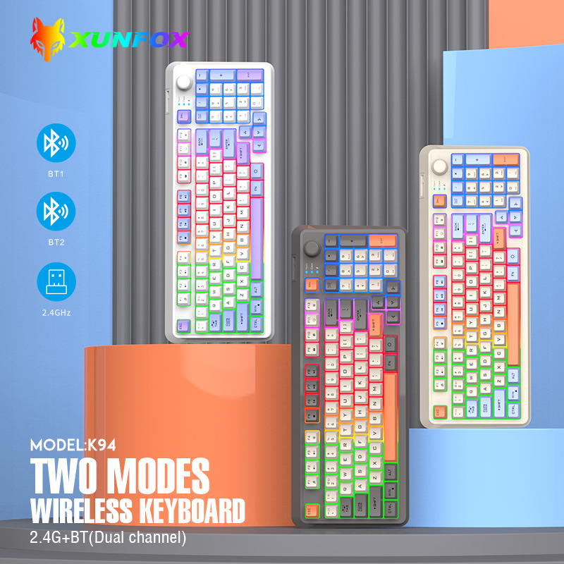 Gaming Keyboard And Mouse Mobile - Wireless Keyboard Spanish Russian Arabic Korean