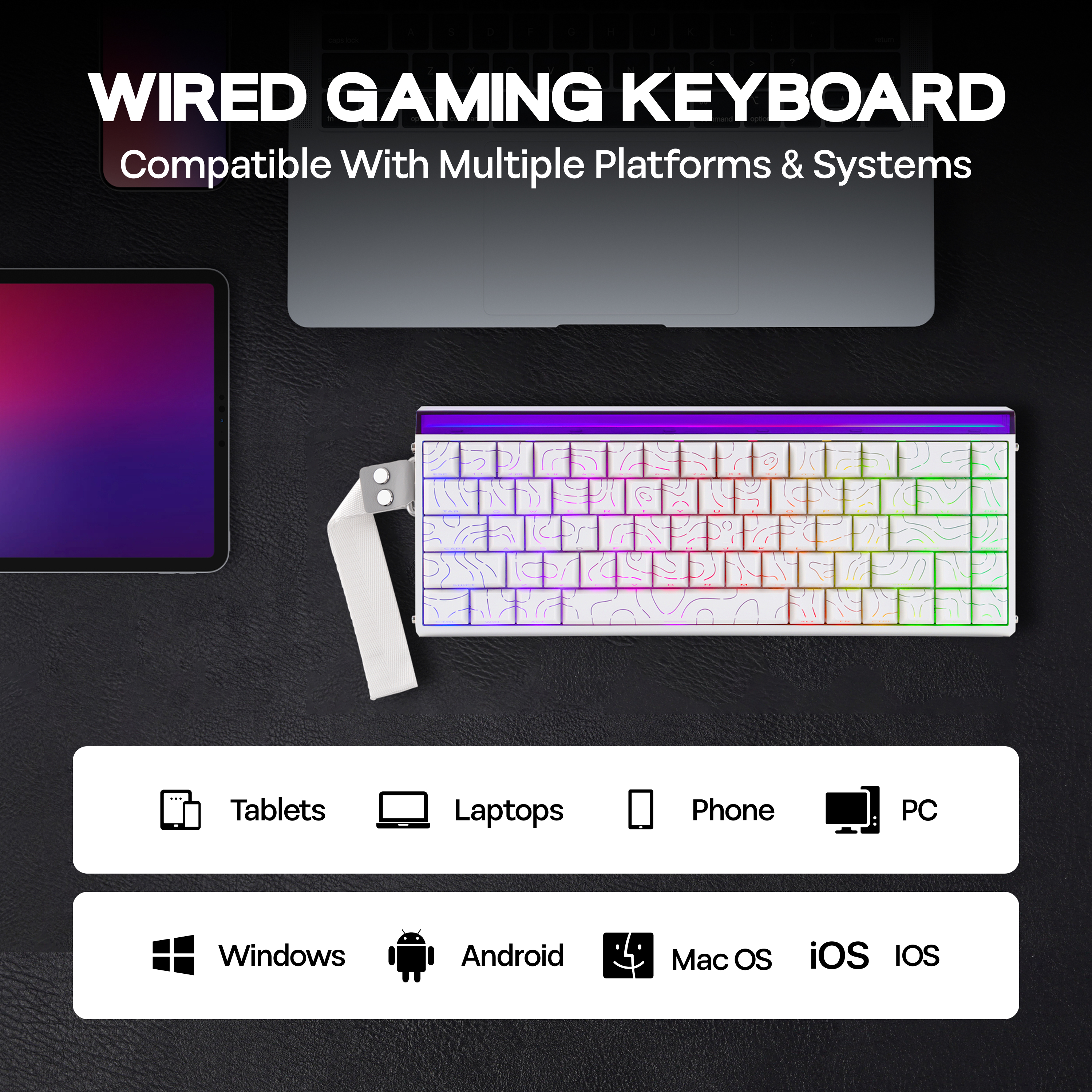 AULA Hero68 HE 65% ANSI US Lay - Gaming Keyboard Hall Effect Switches reseña y precio