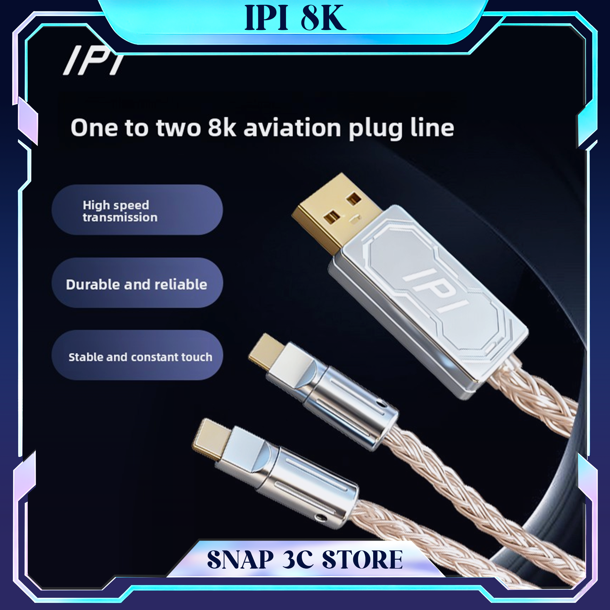 IPI Aviator Cable 1-to-2 Split - Gaming Keyboard Splitter reseña y precio