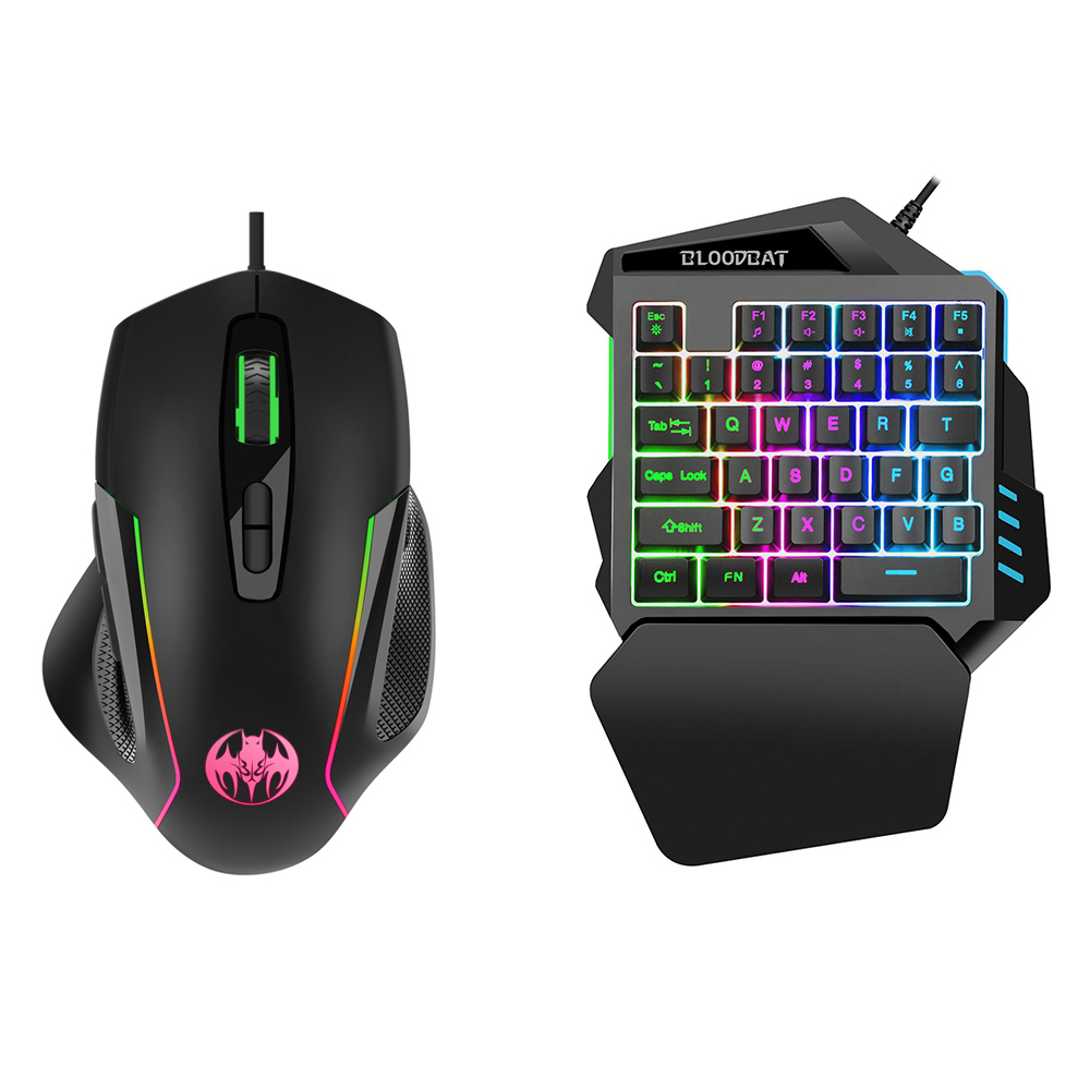 One-Handed RGB Gaming Keyboard - Gaming Keyboard And Mouse For Xbox reseña y precio