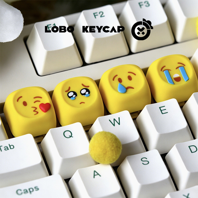 Hot Emoji Keycaps Kawaii Perso - Gaming Keyboard Emoji reseña y precio