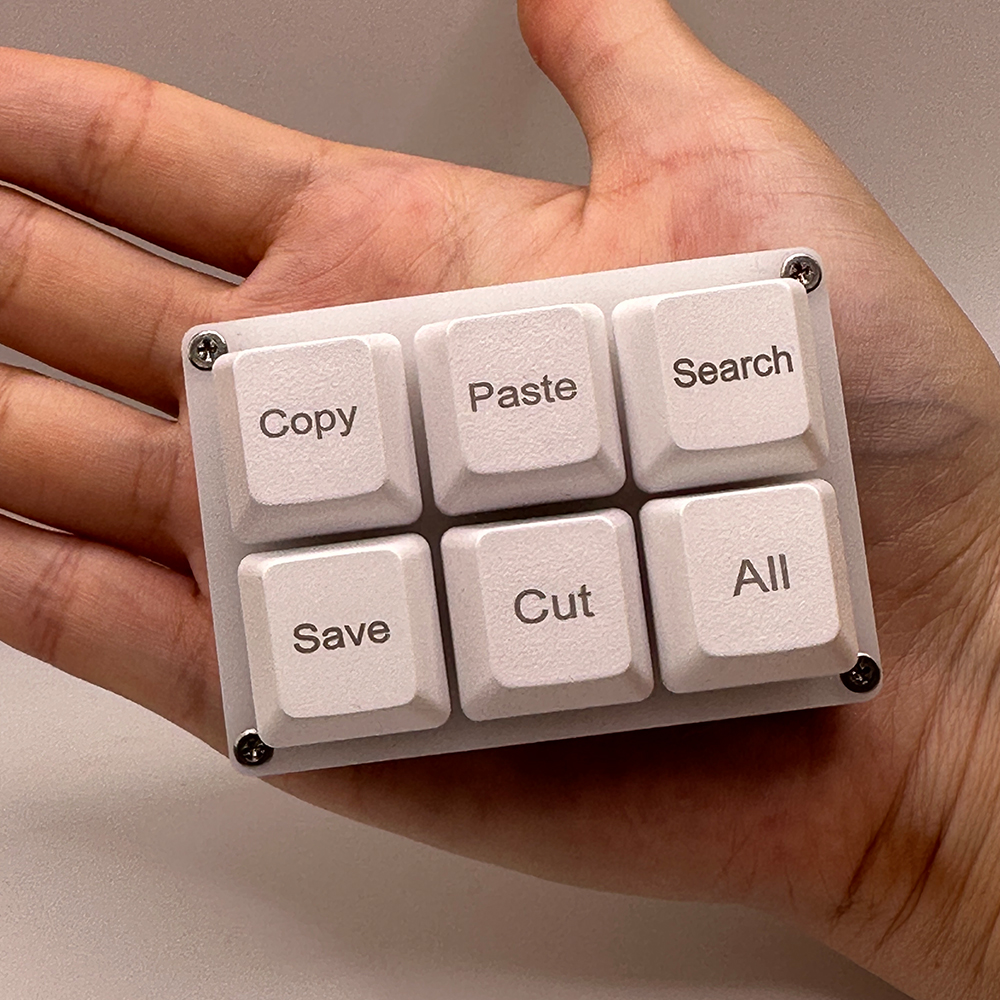 6Keys Copy Paste Search Save C - Gaming Keyboard 1 Hand reseña y precio