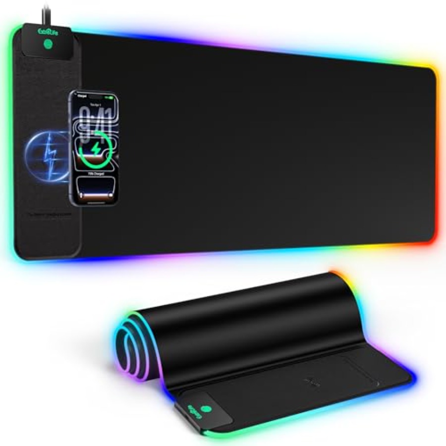 Mouse Pad with 15W Wireless Ch - Gaming Keyboard No Number Pad reseña y precio