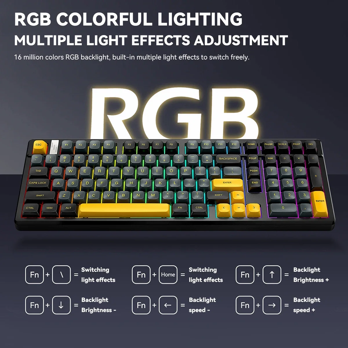 Wireless Mechanical Gaming Key - Gaming Keyboard Thocky reseña y precio
