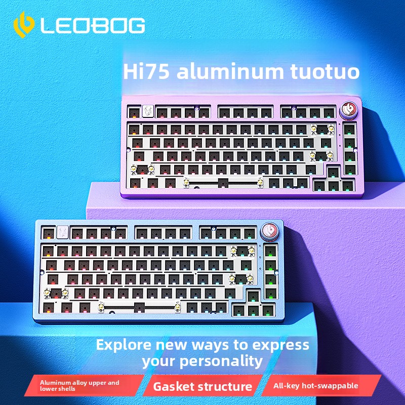 LEOBOG Hi75 CNC Aluminum Kit M - Gaming Keyboard Thocky reseña y precio