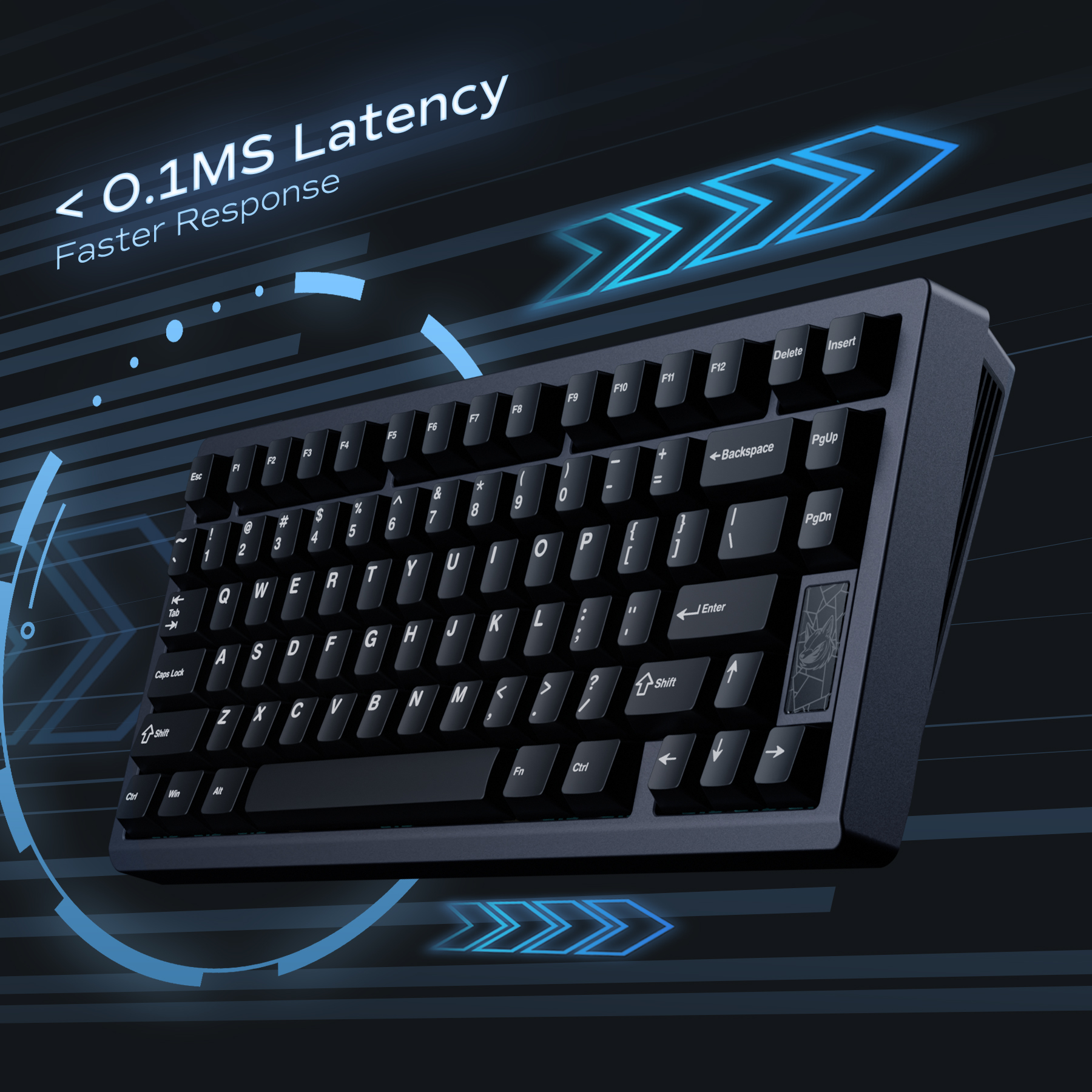 Chilkey Slice75 HE Gaming Keyb - Gaming Keyboard Hall Effect Switches reseña y precio