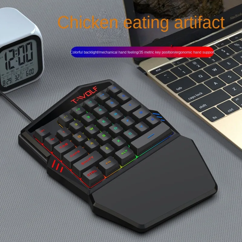 T-WOLF TF900 One Handed Keyboa - Gaming Keyboard Hand reseña y precio