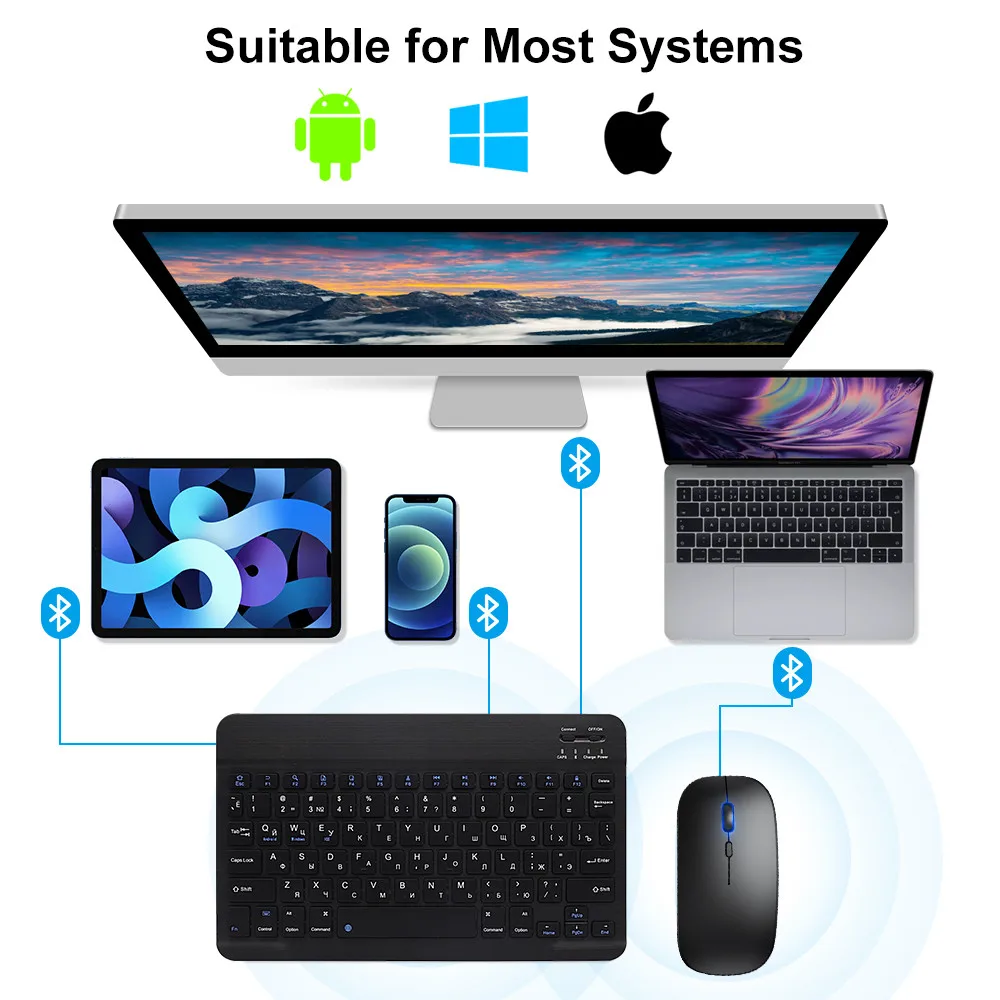 New 2025 Bluetooth Wireless Ke - Gaming Keyboard Mouse Wireless reseña y precio