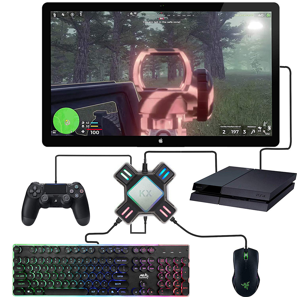 KX Adapter for PS4 Controller  - Gaming Keyboard And Mouse For Xbox reseña y precio