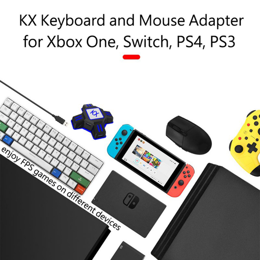KX Adapter for PS4 Controller  - Gaming Keyboard And Mouse For Xbox reseña y precio