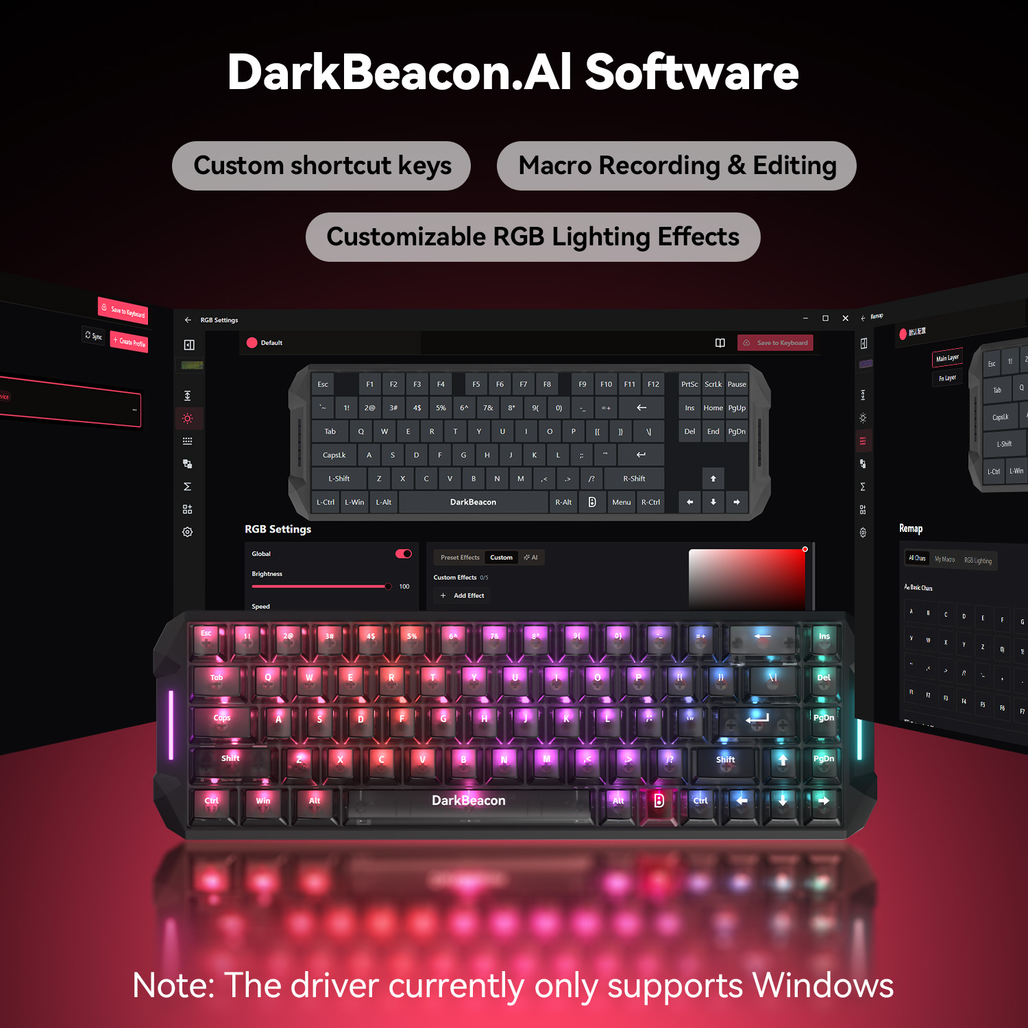 DarkBeacon Blade 68 Wired Sile - Gaming Keyboard That Is Quiet reseña y precio