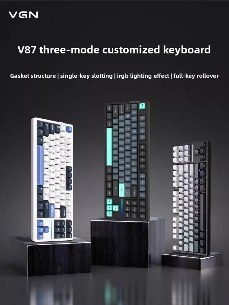 VGN V87 TKL Wireless Mechanica - Gaming Keyboard Thocky reseña y precio
