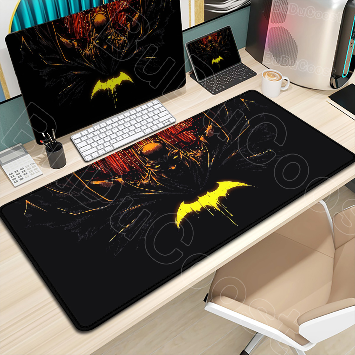 B-Batman Mouse Pad HD Large Ga - Gaming Keyboard Higround reseña y precio