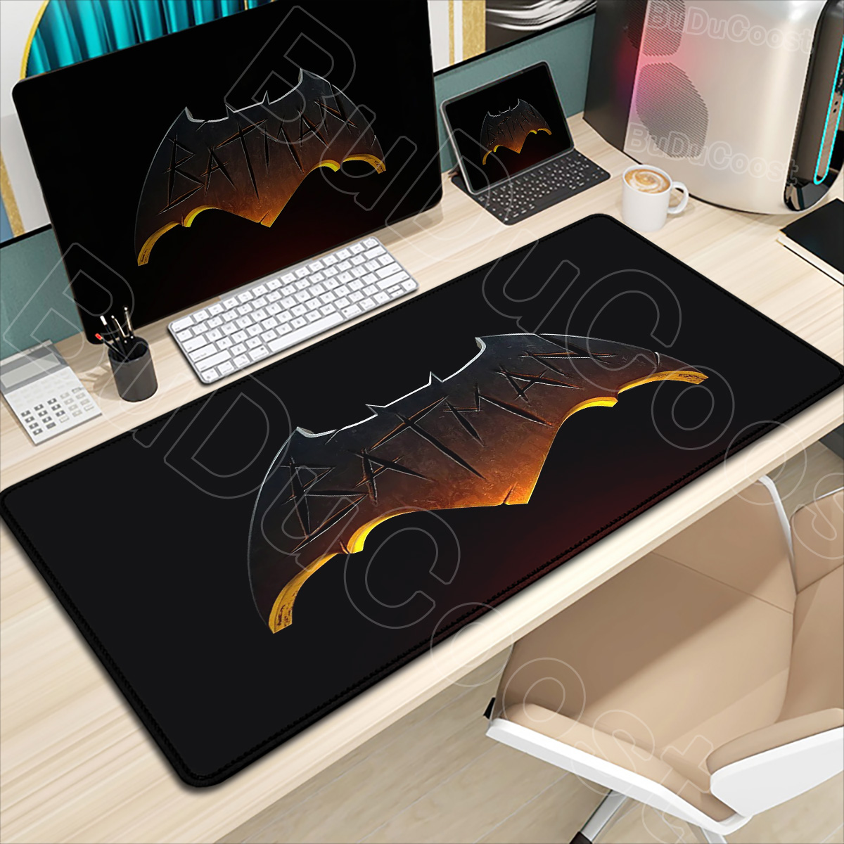 B-Batman Mouse Pad HD Large Ga - Gaming Keyboard Higround reseña y precio
