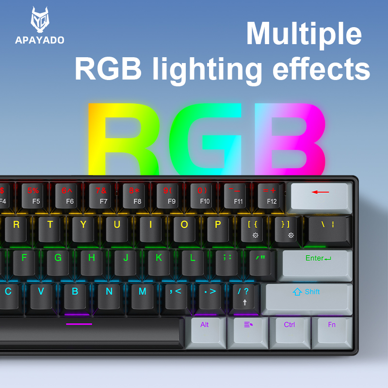 APAYADO K61 Mini Mechanical Ke - Gaming Keyboard Mini Mechanical reseña y precio