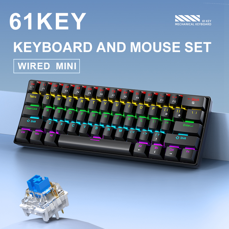 APAYADO K61 Mini Mechanical Ke - Gaming Keyboard Mini Mechanical reseña y precio