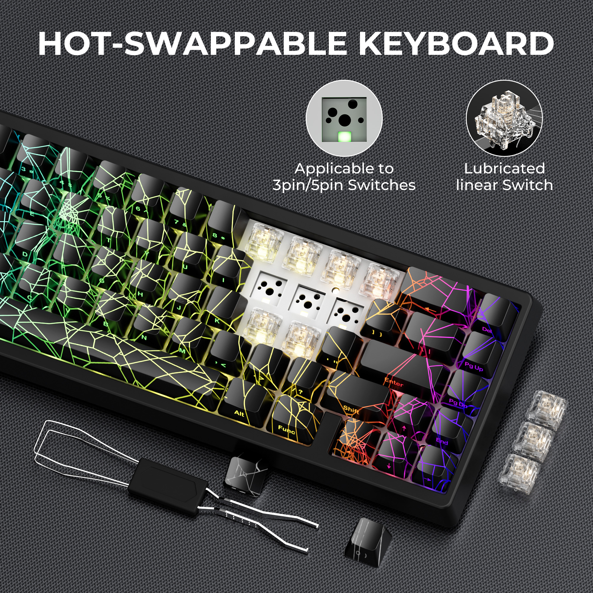 XVX M67 60% Percent Keyboard W - Gaming Keyboard Thocky reseña y precio