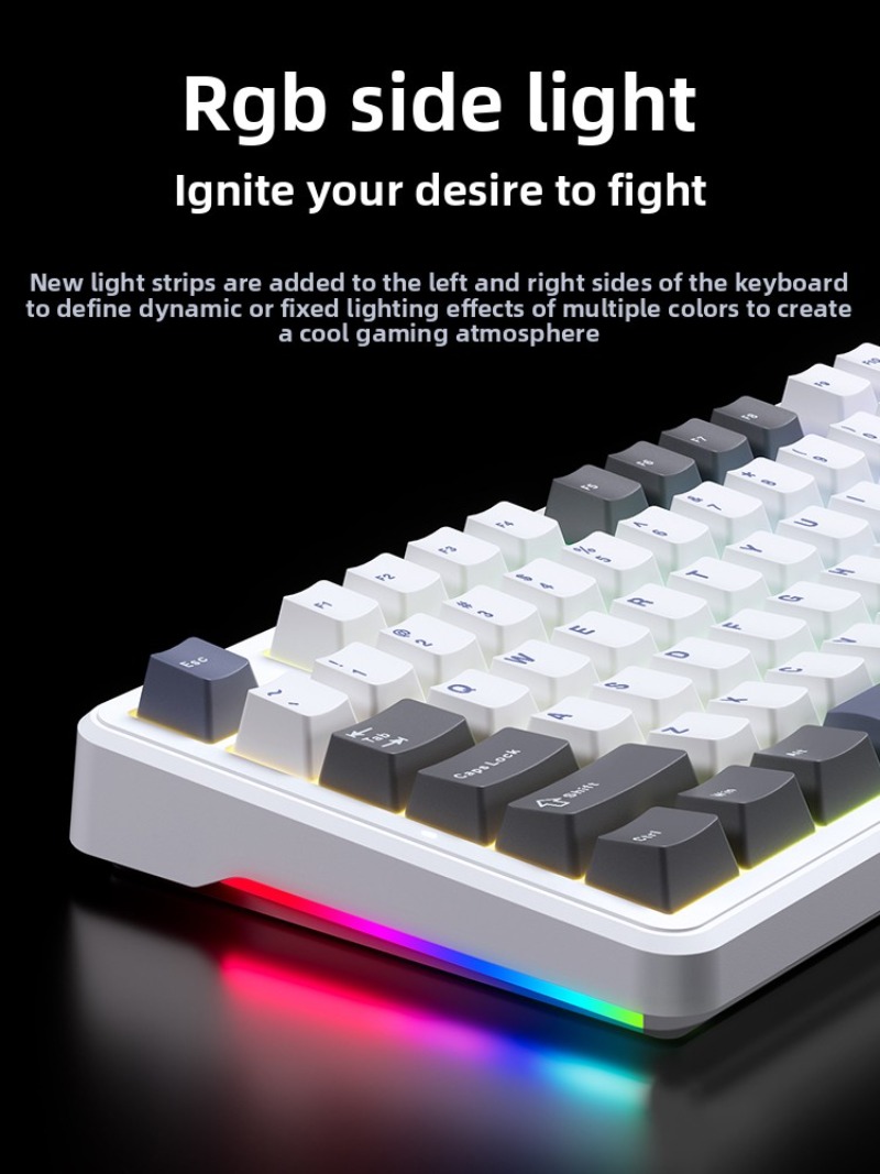 AULA F87 Pro Wireless Mechanic - Gaming Keyboard Thocky reseña y precio