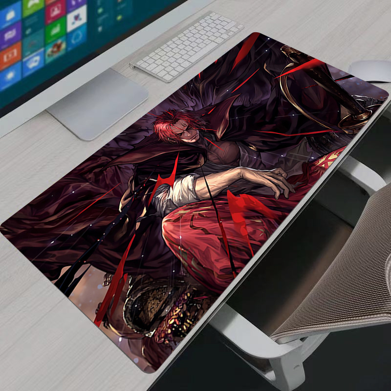 One Piece Shanks Mouse Pad Lar - Gaming Keyboard He reseña y precio