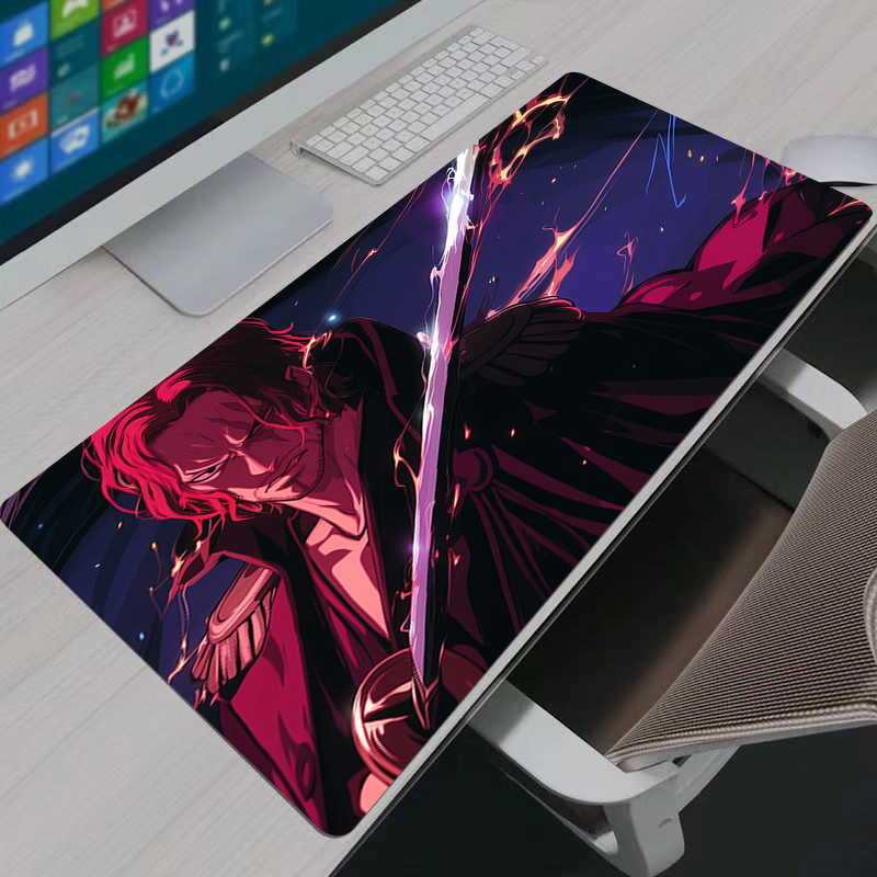 One Piece Shanks Mouse Pad Lar - Gaming Keyboard He reseña y precio