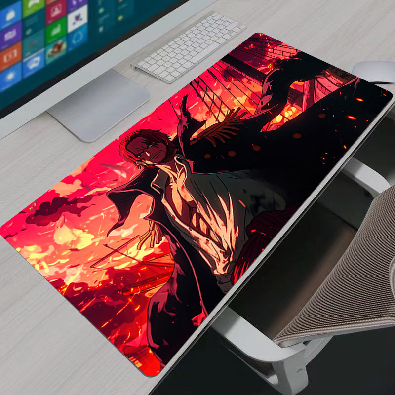 One Piece Shanks Mouse Pad Lar - Gaming Keyboard He reseña y precio
