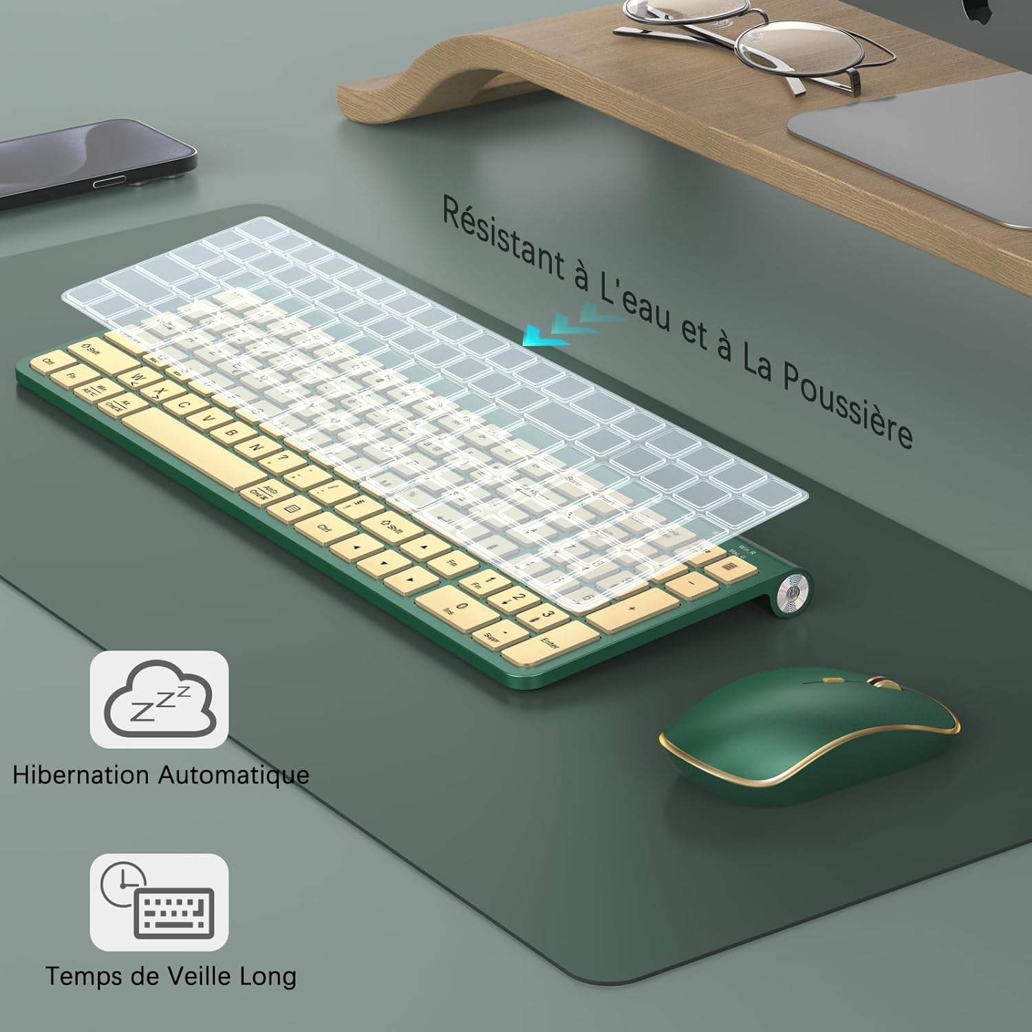 Ergonomic wireless keyboard an - Gaming Keyboard Ergonomics reseña y precio