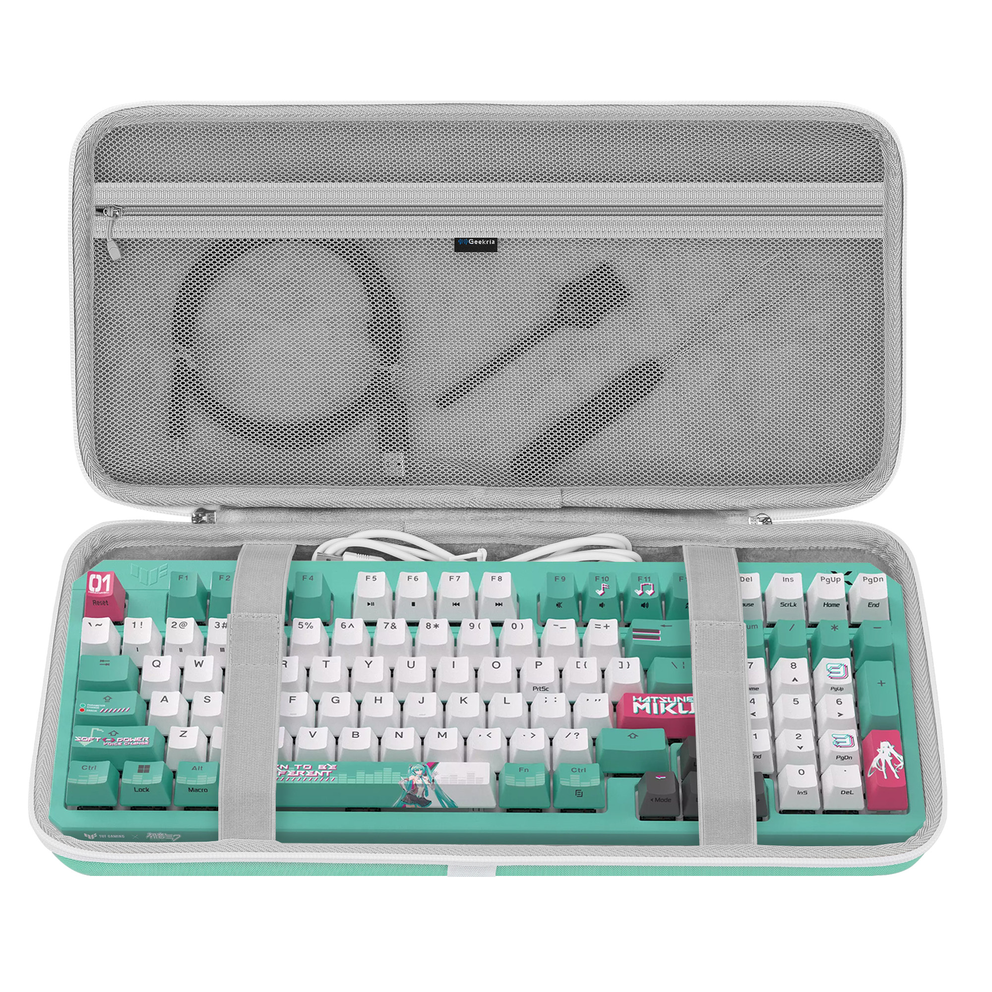 Geekria Keyboard Case, Compati - Gaming Keyboard Blue reseña y precio