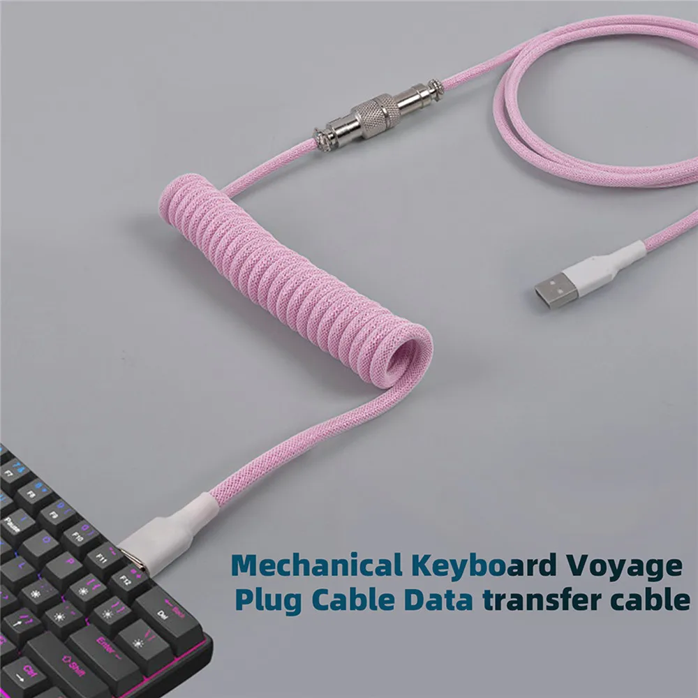 New Mechanical Keyboard Coiled - Gaming Keyboard Types reseña y precio