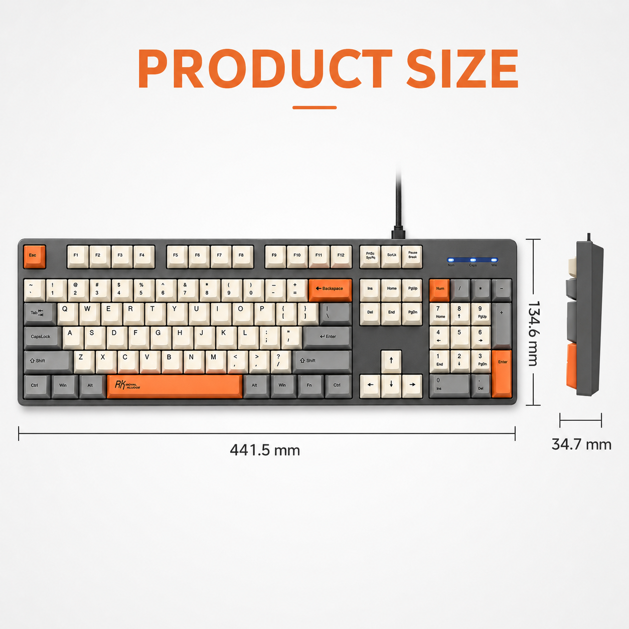 SHIPADOO K600 Colorblock Wired - Gaming Keyboard That Is Quiet reseña y precio