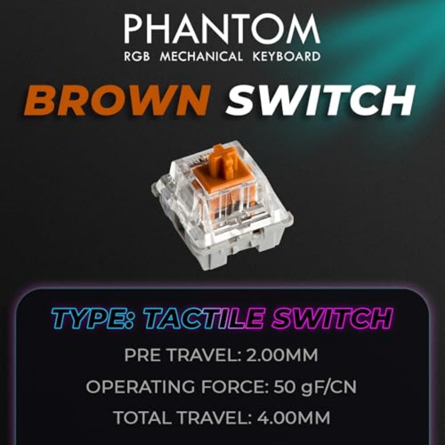 Phantom+ 87 Mechanical Gaming  - Gaming Keyboard Thocky reseña y precio