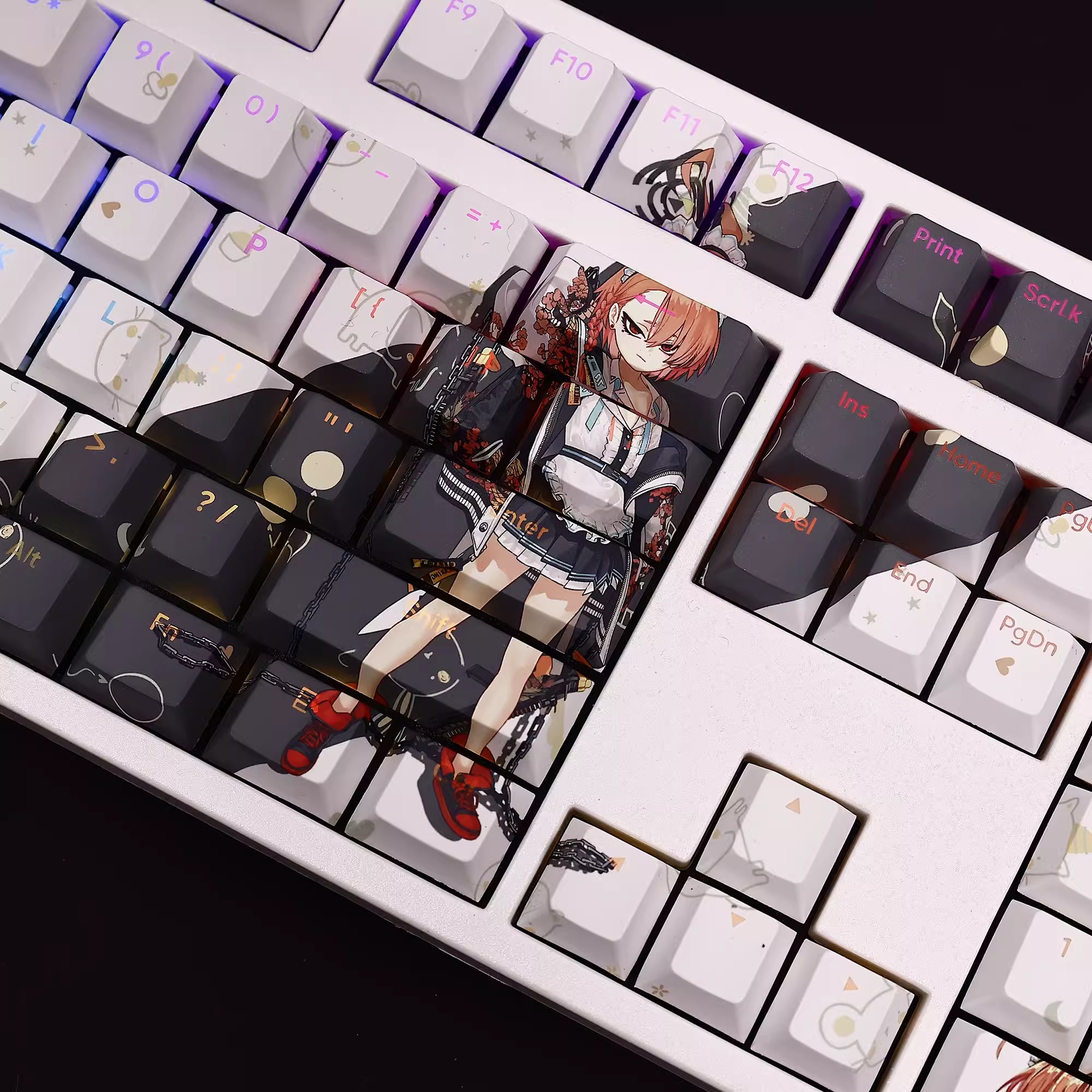 108 Keys/set Blue Archive Mika - Gaming Keyboard Blue reseña y precio