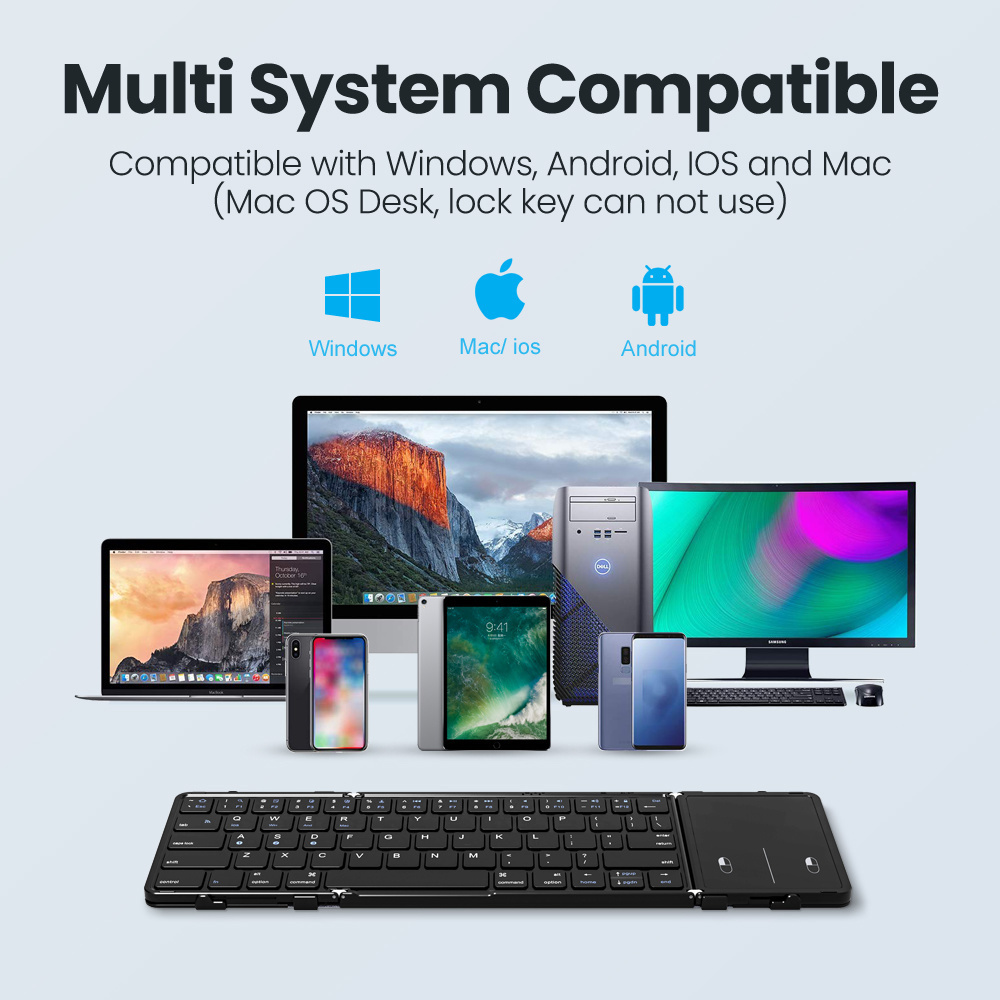 BOW Korea/Russia Wireless Fold - Gaming Keyboard No Number Pad reseña y precio