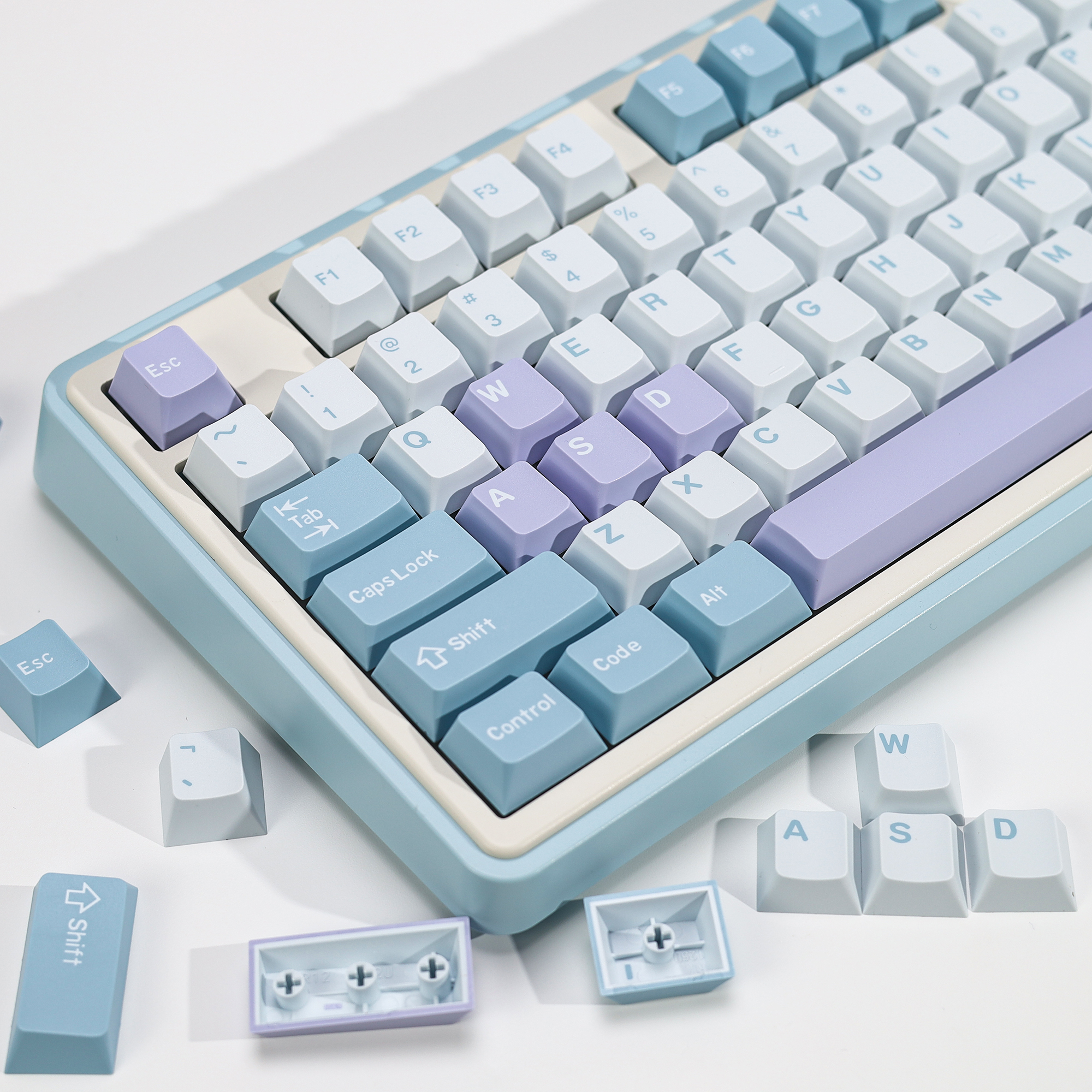 KBDiy Illusion Keycap Retro PB - Gaming Keyboard No Number Pad reseña y precio