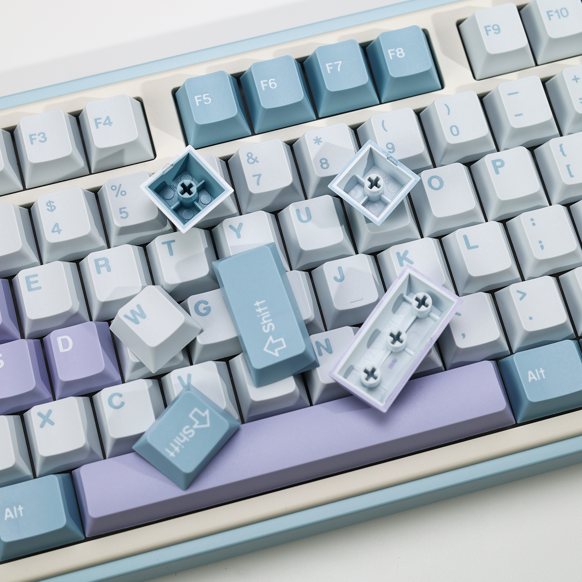 KBDiy Illusion Keycap Retro PB - Gaming Keyboard No Number Pad reseña y precio