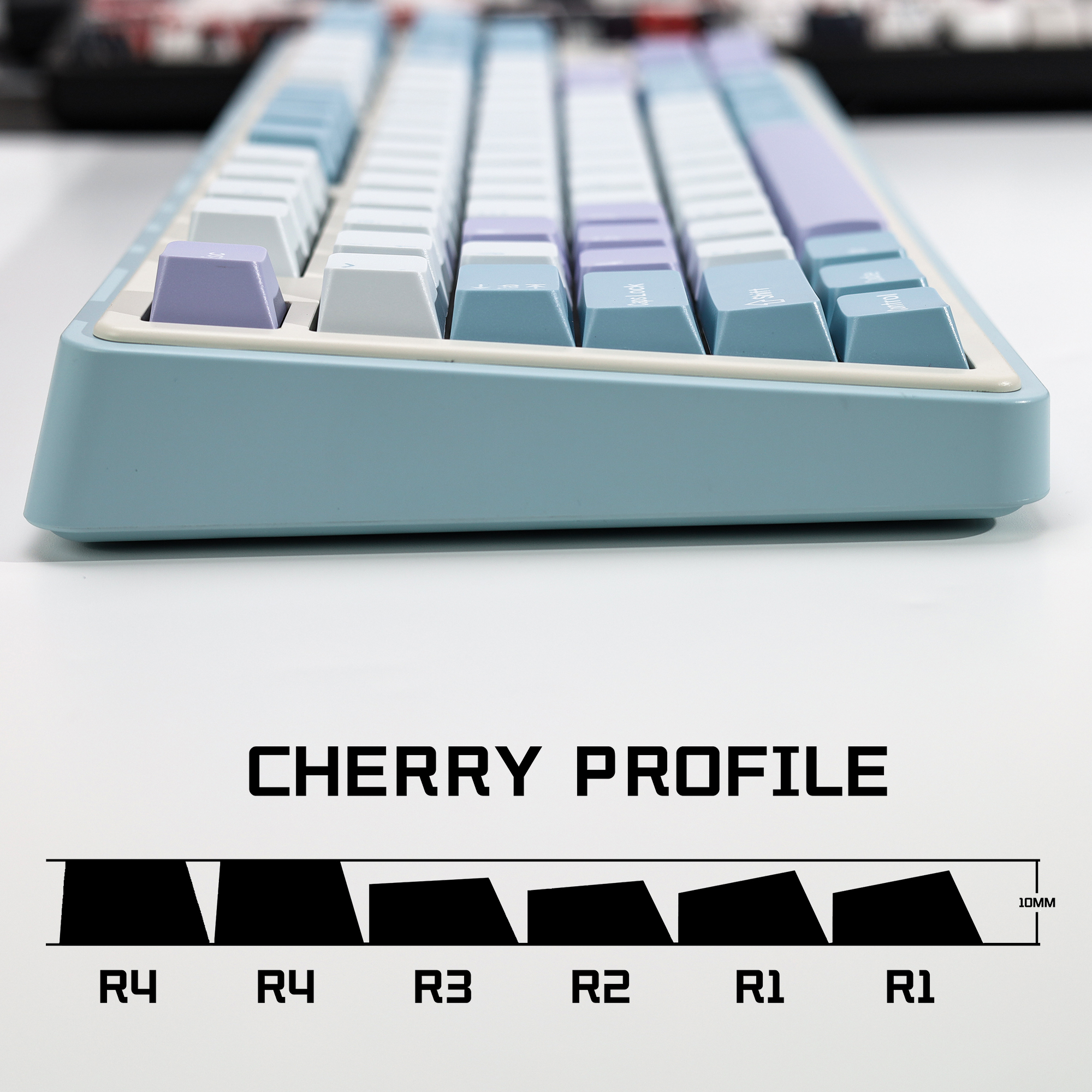 KBDiy Illusion Keycap Retro PB - Gaming Keyboard No Number Pad reseña y precio