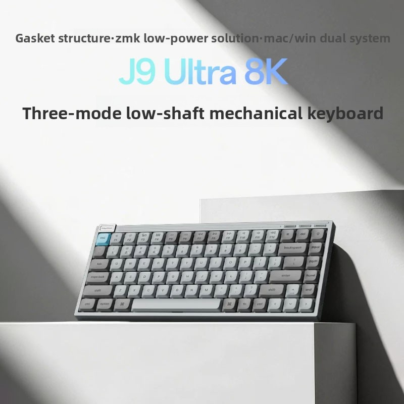 Original J9Ultra Tri-Mode 8K L - Gaming Keyboard That Is Quiet reseña y precio