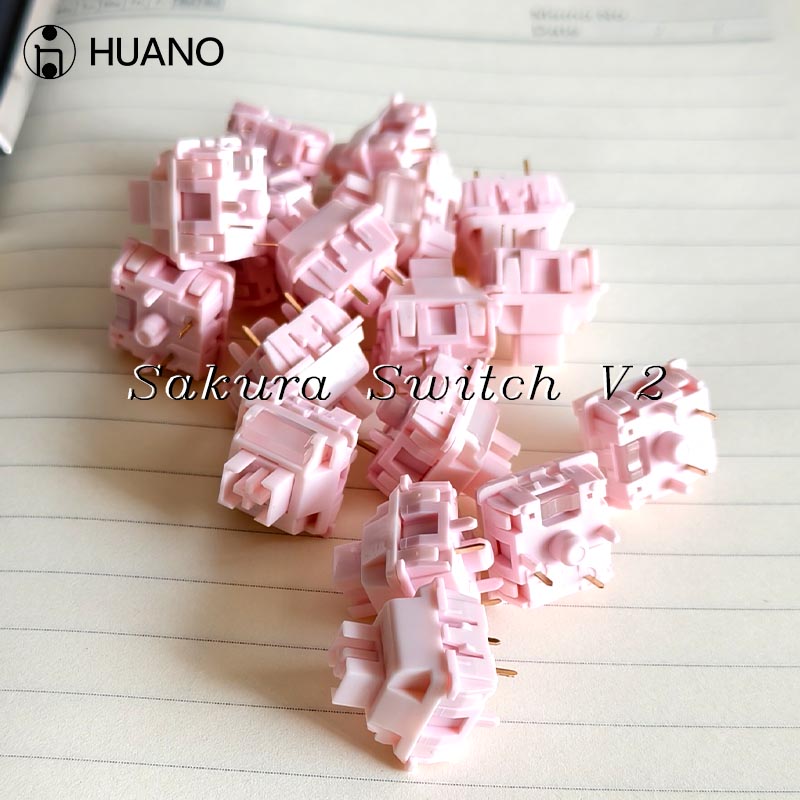 HUANO Sakura V2 Switch 5-Pins  - Gaming Keyboard Mini Mechanical reseña y precio