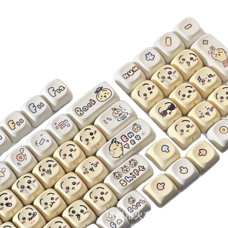 Chiikawa Cute Emoji Keycap Set - Gaming Keyboard Emoji reseña y precio