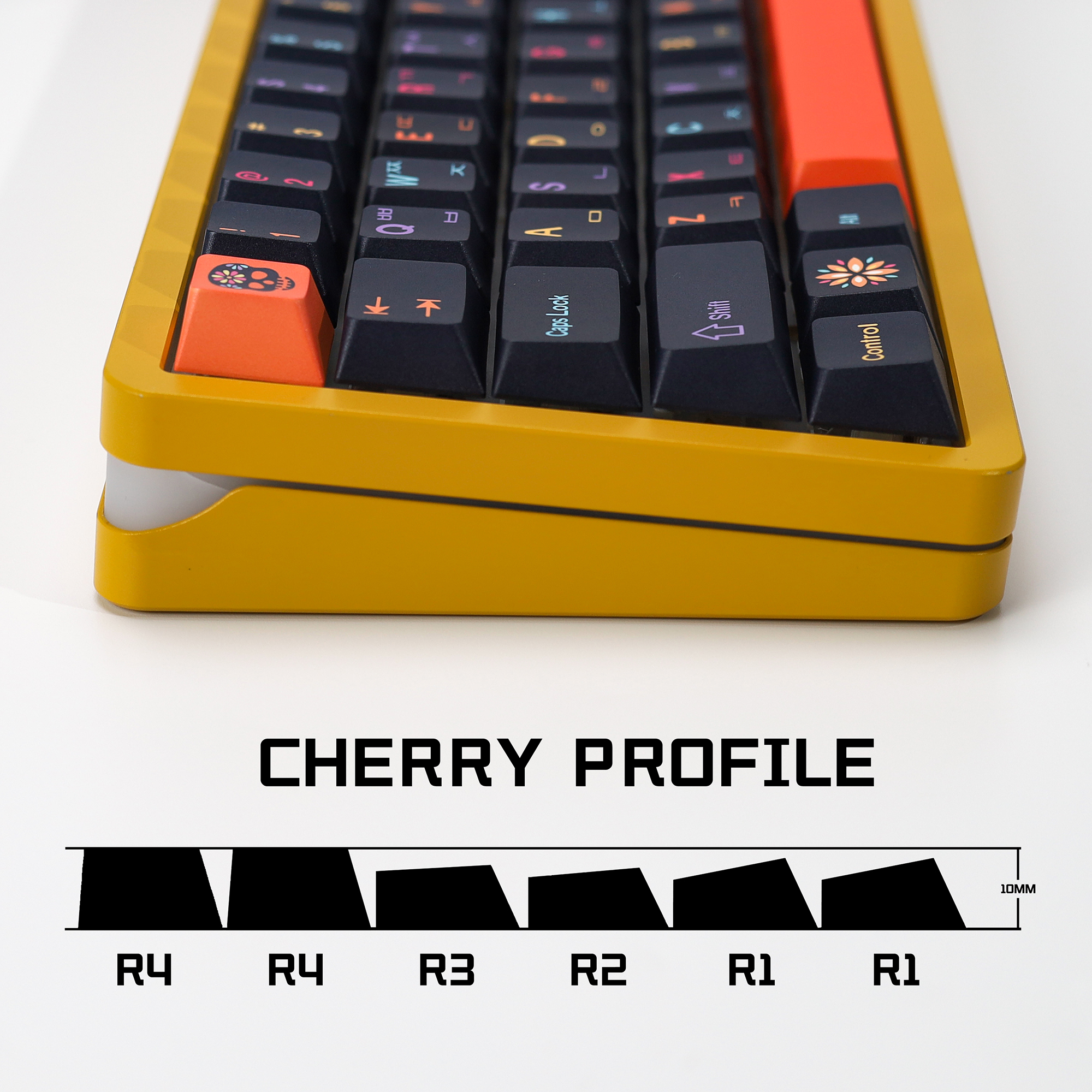 KBDiy GMK Mictlan Cherry Profi - Gaming Keyboard No Number Pad reseña y precio