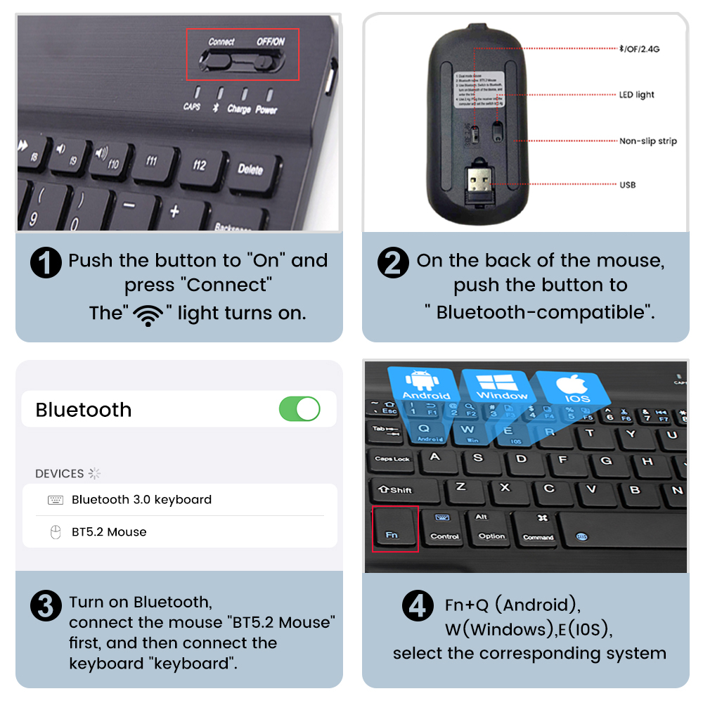Wireless Keyboard Spanish Fren - Gaming Keyboard And Mouse Mobile reseña y precio