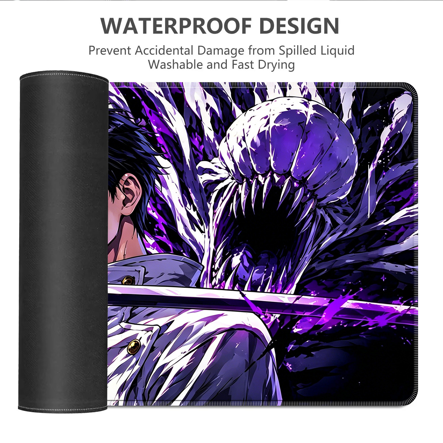 HD Anime Purple Mouse Pads Yut - Gaming Keyboard He reseña y precio