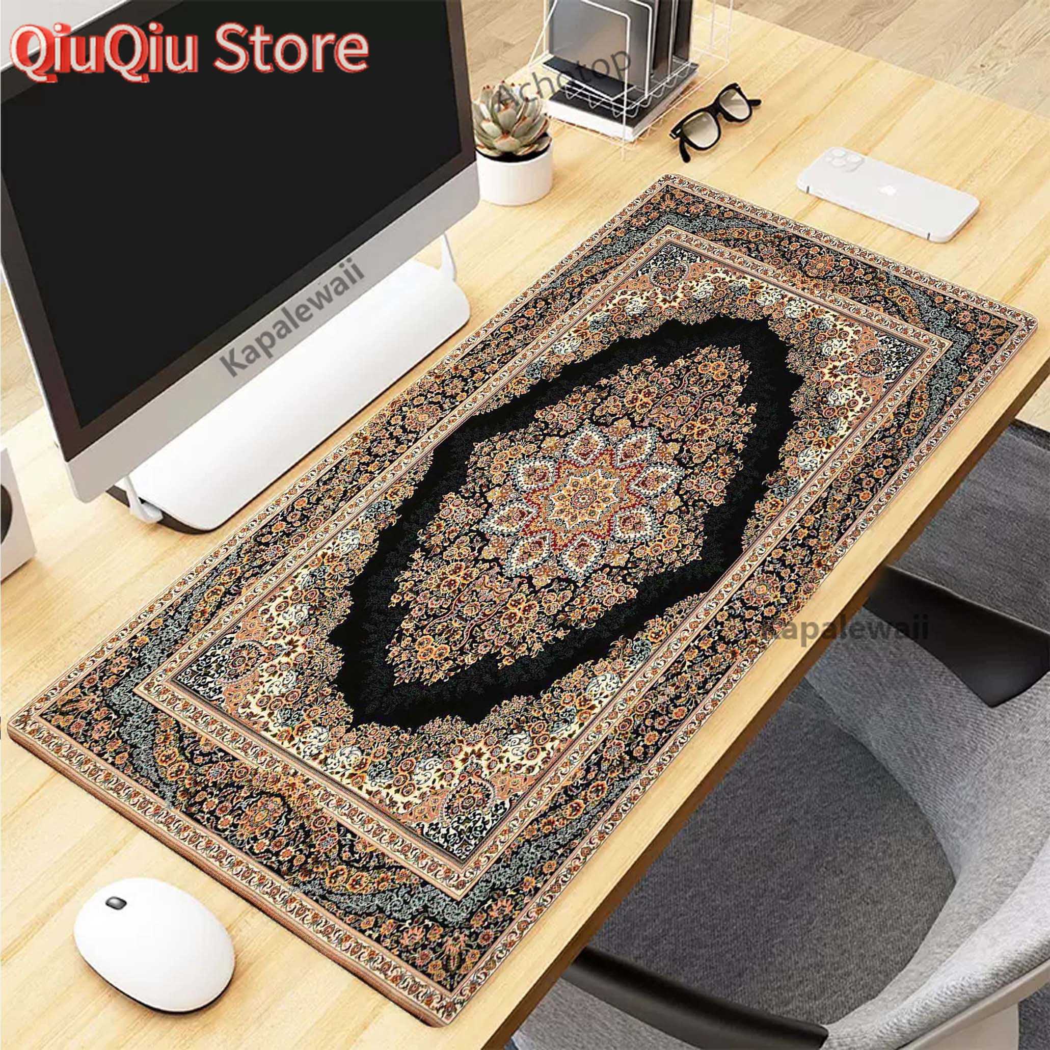 Persian Carpet Mysterious Retr - Gaming Keyboard Hand reseña y precio
