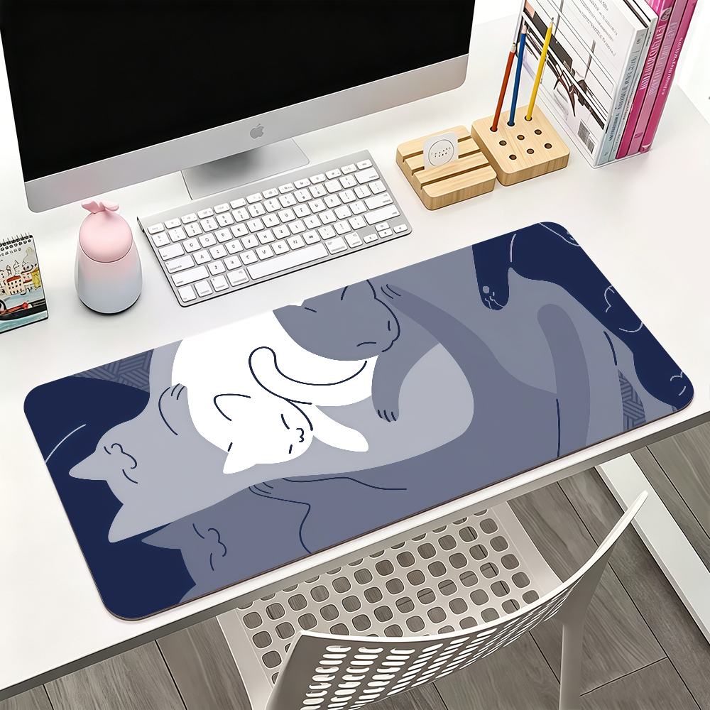 Cute Blue Cat Y-yuzZzil feline - Gaming Keyboard Blue reseña y precio