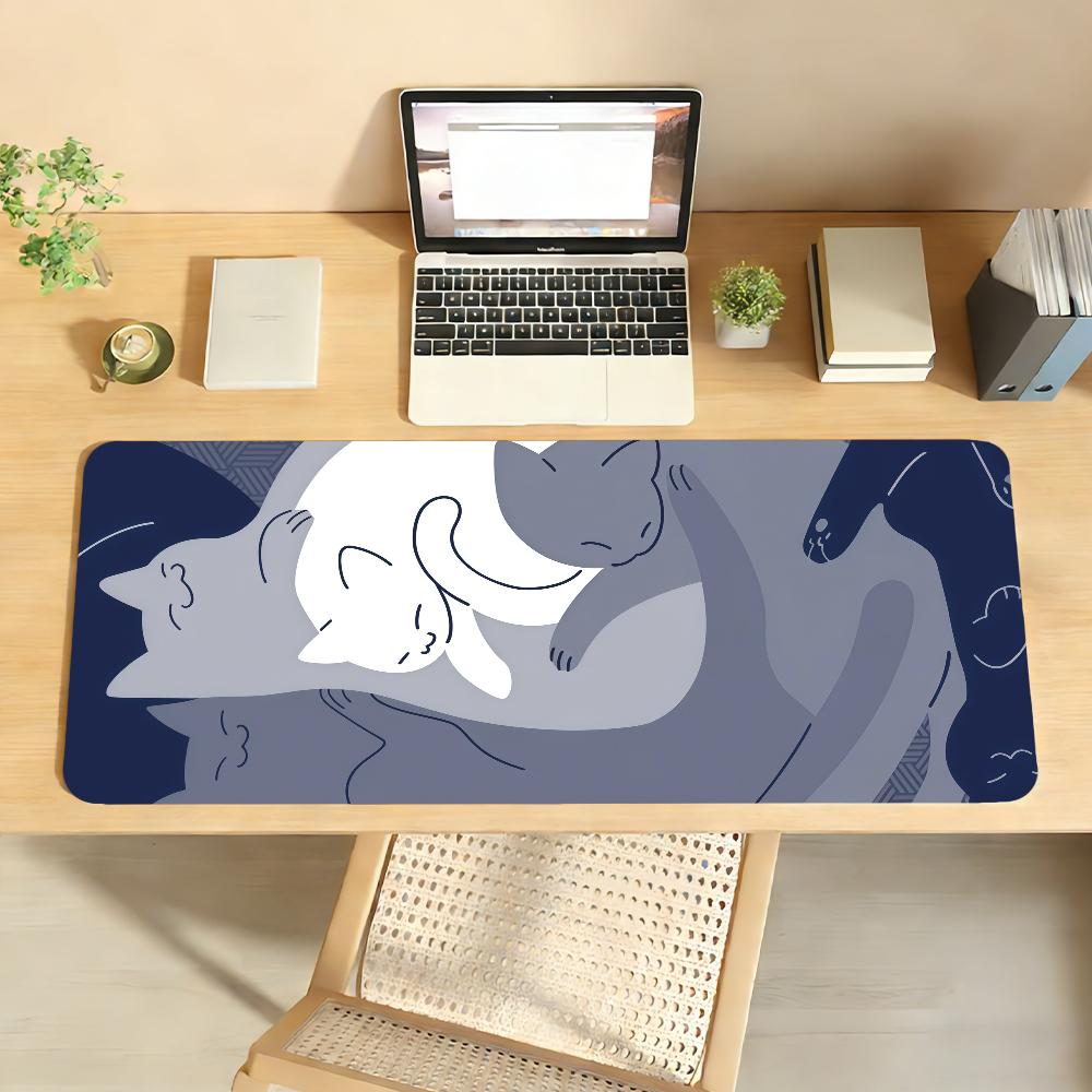 Cute Blue Cat Y-yuzZzil feline - Gaming Keyboard Blue reseña y precio