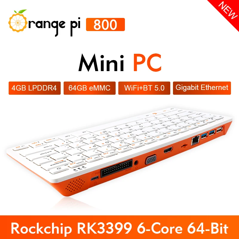 Orange Pi 800+5V4A Type-C Powe - Gaming Keyboard Mouse Wireless reseña y precio