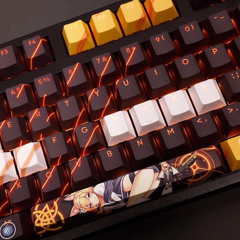108 Keys/set Blue Archive Loch - Gaming Keyboard Blue reseña y precio