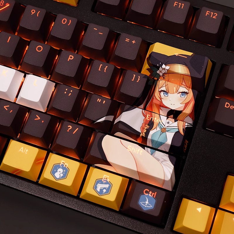 108 Keys/set Blue Archive Loch - Gaming Keyboard Blue reseña y precio