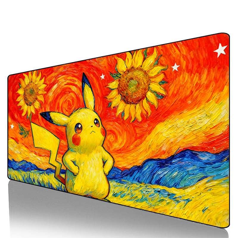 Mouse Pad Pokemon Pikachu Geng - Gaming Keyboard He reseña y precio