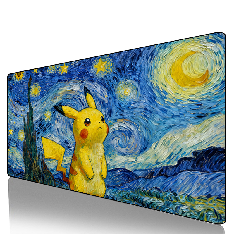 Mouse Pad Pokemon Pikachu Geng - Gaming Keyboard He reseña y precio