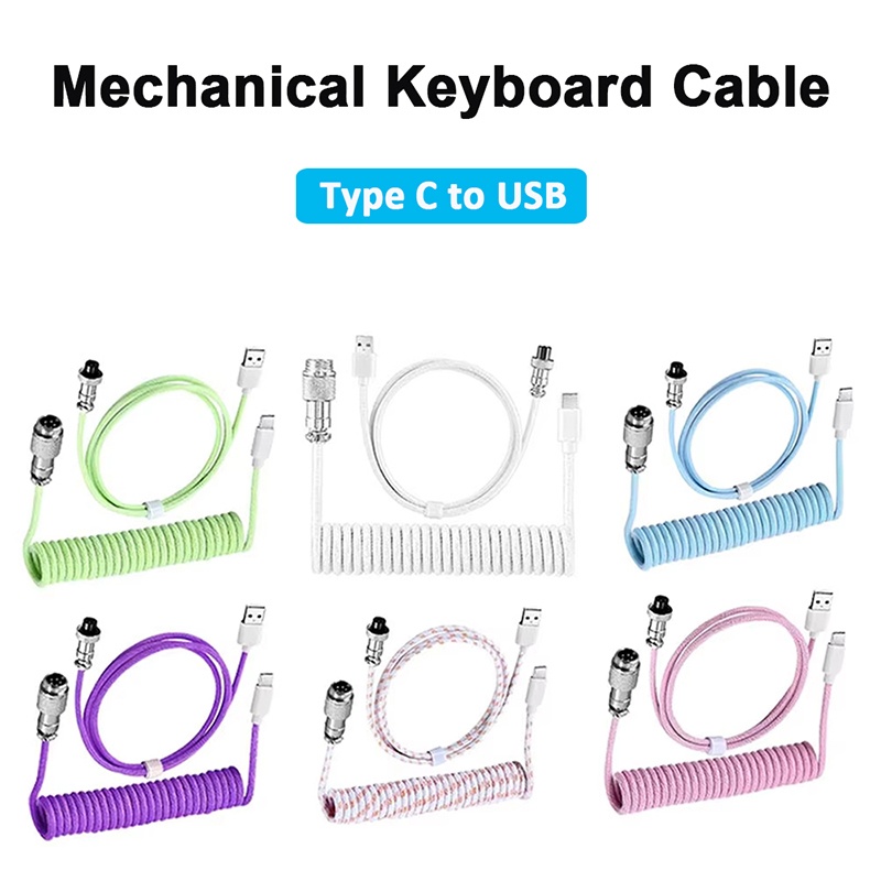 Mechanical Keyboard Coiled Cab - Gaming Keyboard Types reseña y precio